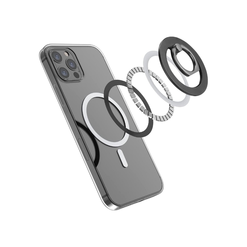 MagSafe Phone grip Holder Kickstand Phone Grip Finger Ring Grip Black - Picture 6 of 7